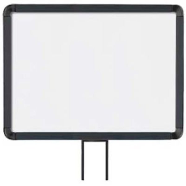 Lavi Industries , Horizontal Fixed Sign Frame, , 11" x 14", Slotted, Matte Black 50-1131F7H-S/MB